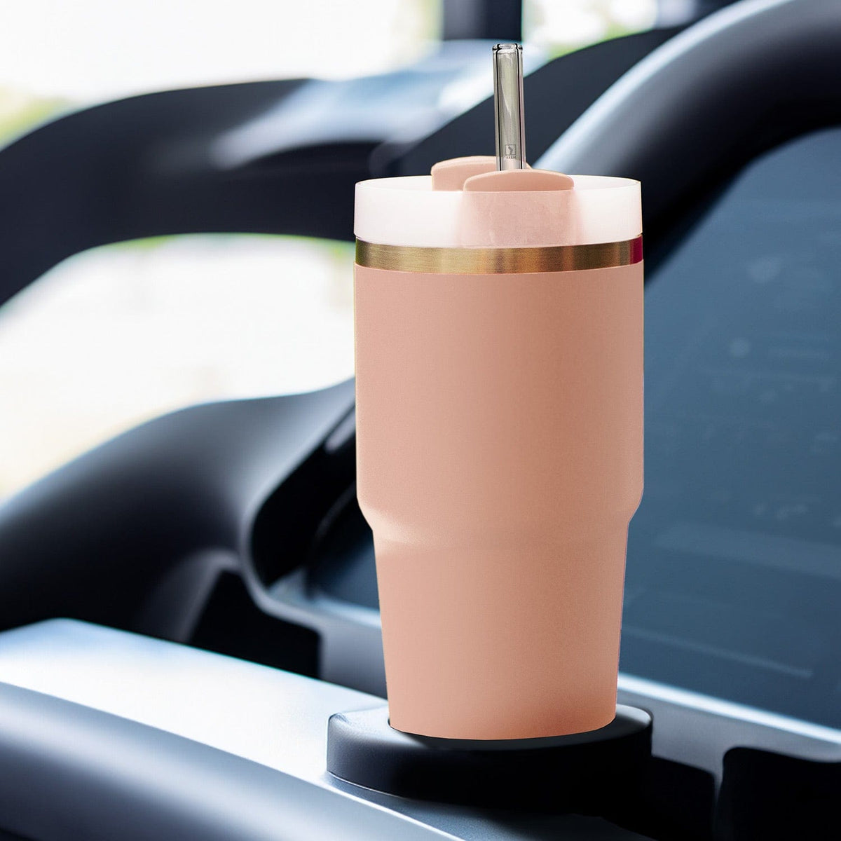 6x 21,5 cm Pajitas de vidrio Stanley para vaso 0,59 20oz Cup & Quencher