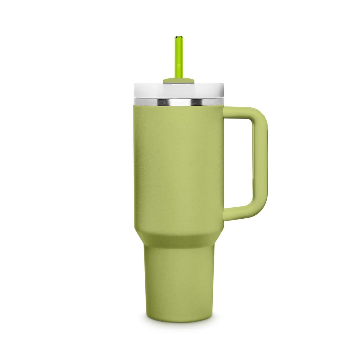 6x 30 cm Pailles en verre Stanley vertes pour gobelets 40oz & Quencher & bouteilles 3 nuances de vert