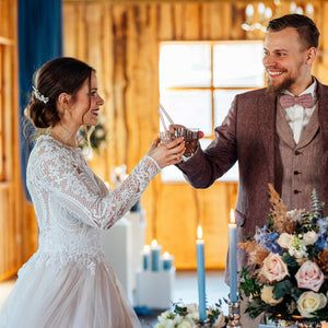 HALM Glasstrohhalme Hochzeit Gastgeschenk gravierte Glasstrohhalme mit 10 individuellen Gast Namen