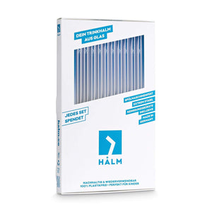 HALM Extrem Stabil Glastrinkhalme 20er Set zertifiziert