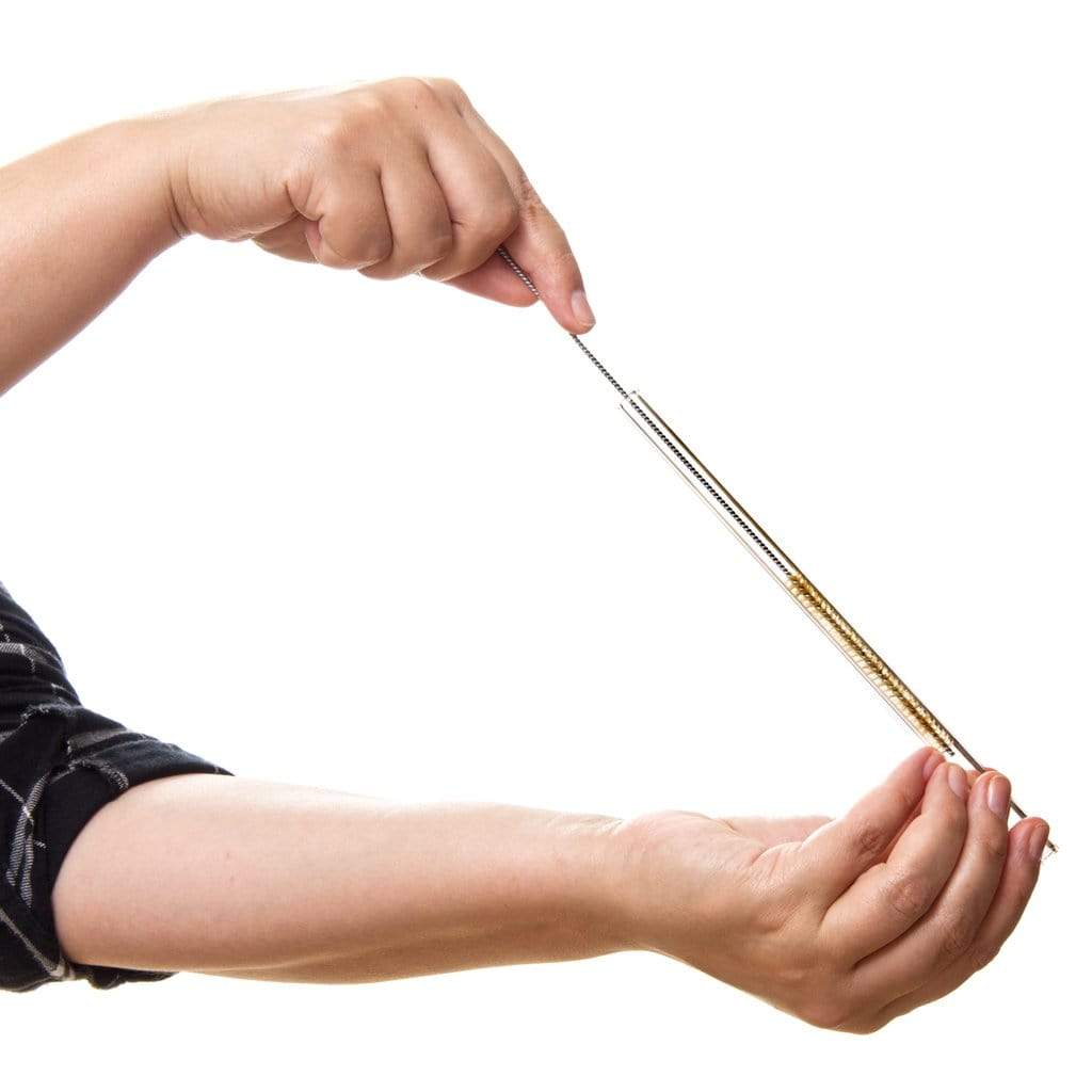 HALM Glasstrohhalme Nachhaltiges Werbemittel - Glasstrohhalme 2er Set mit individueller Gravur & Verpackung ab 50 Stück