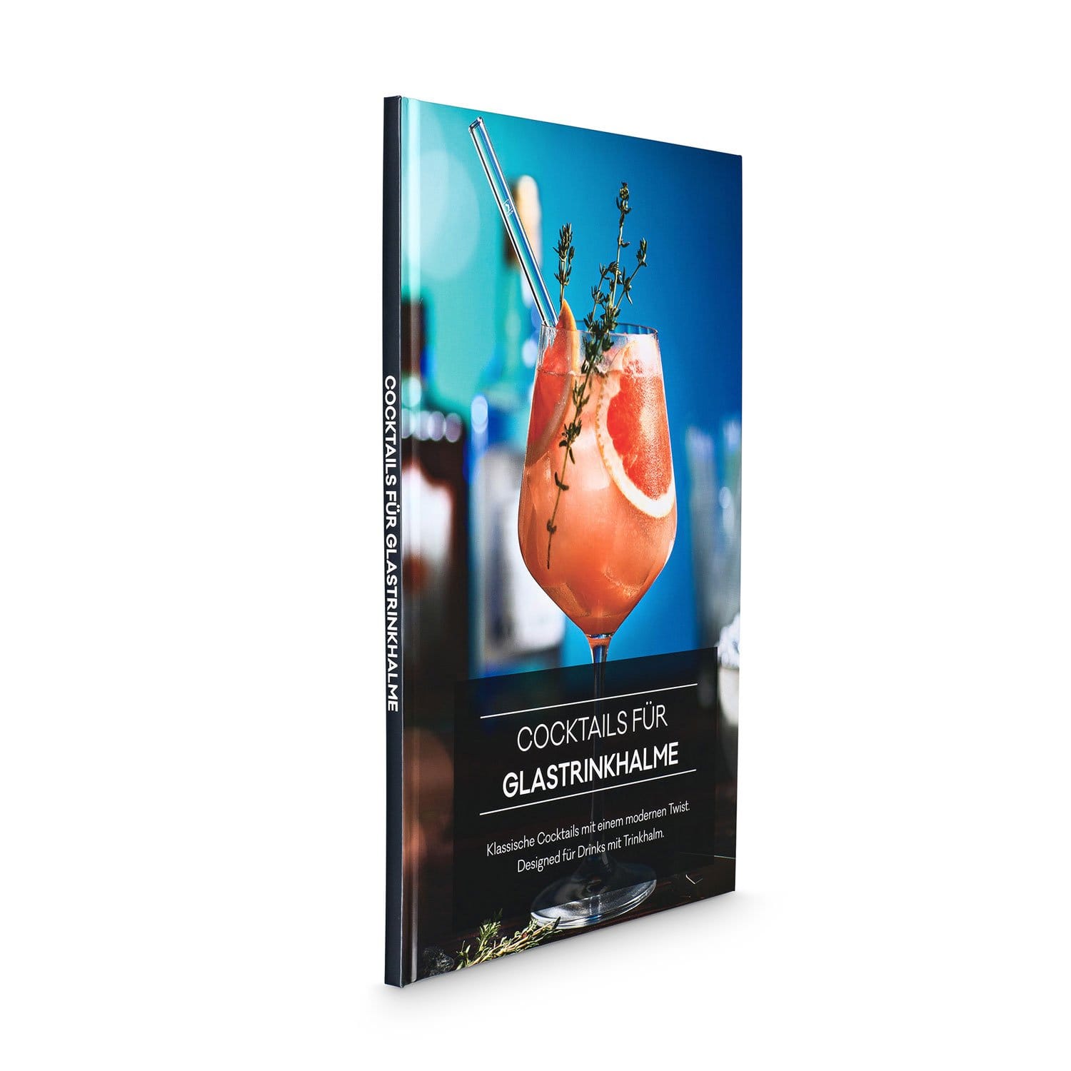 Livre de cocktails Cocktails pour Pailles en verre - Recettes de cocktails  classiques conçues pour les boissons avec des paille