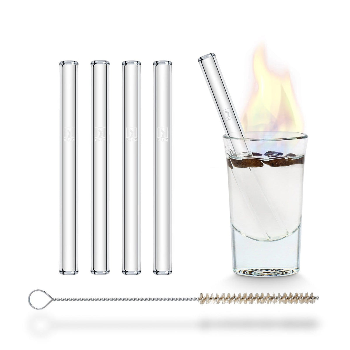 mini strohhalme flamen zeih röhrchen trinkhalm aus glas Schnupf snuff snorting accessories